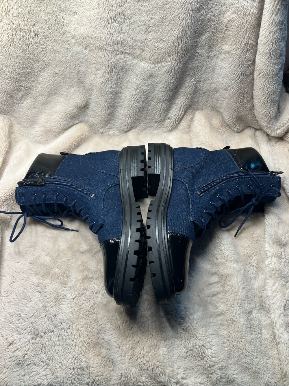 Sam Edelman Women's Aleia Combat Boots Size 8 - Picture 3 of 8